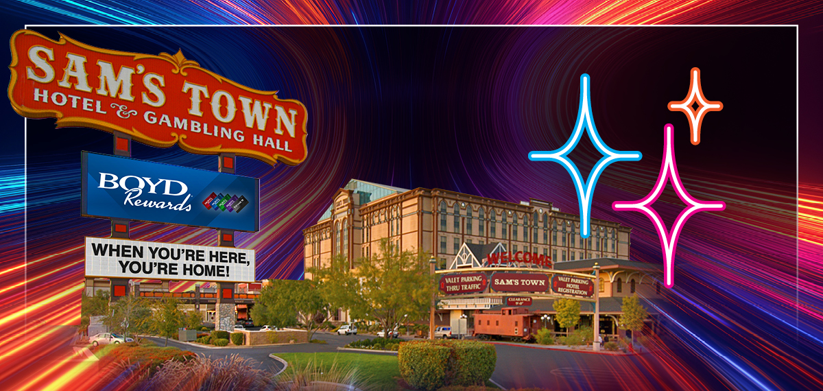 sam's town with stars for fabulous sale