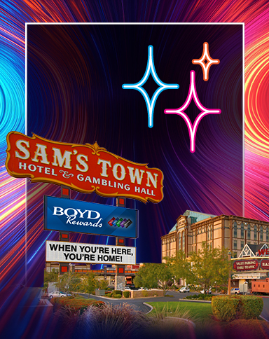 sam's town with stars for fabulous sale